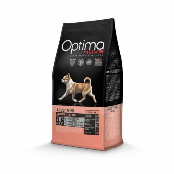 OPTIMANOVA Adult Mini Sensitive Salmon & Potato - suché k...
