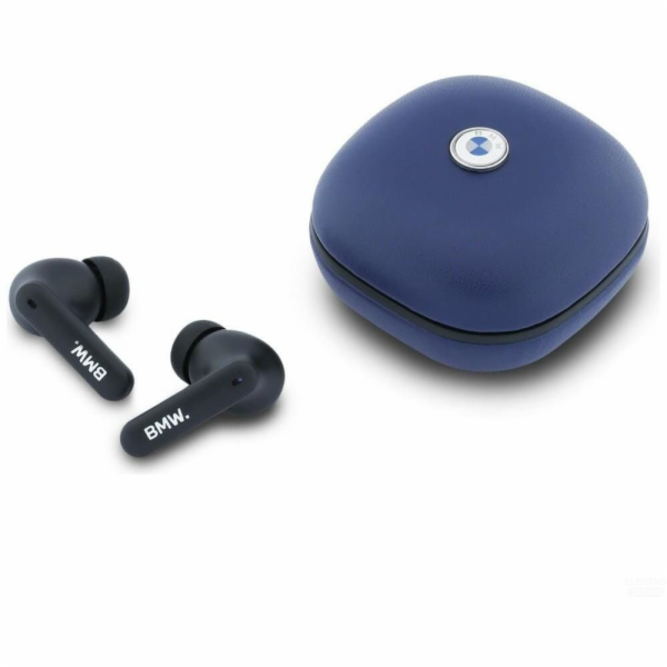 BMW Bezdrátová Bluetooth TWS sluchátka do uší Leather Met...