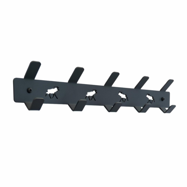 GLORI_IR_KO Věšák na oblečení Glori PK455-R2, 44 cm, antr...