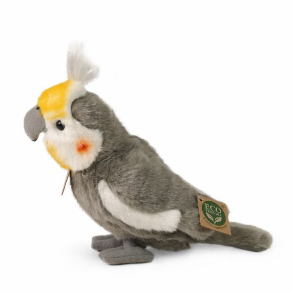 Rappa Plyšový papoušek korela chocholatá 20 cm ECO-FRIENDLY