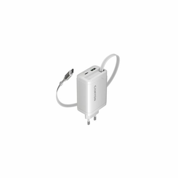 CANYON charger OnCharge 65RC Build-In Cable USB-C 65W 1xP...