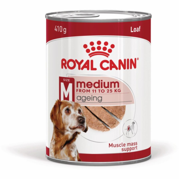 ROYAL CANIN Medium Ageing Loaf - vlhké krmivo pro psy - 410g