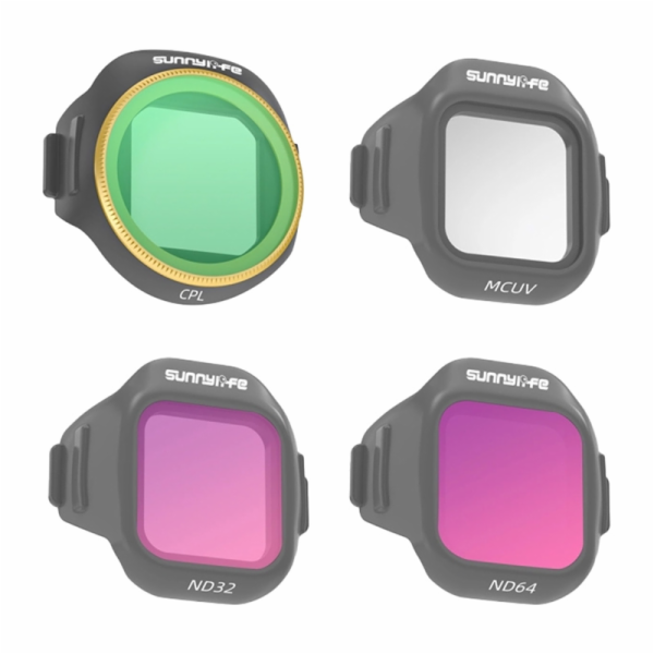Sada 4 filtrů Sunnylife MCUV + CPL + ND32 + ND64 pro MINI...