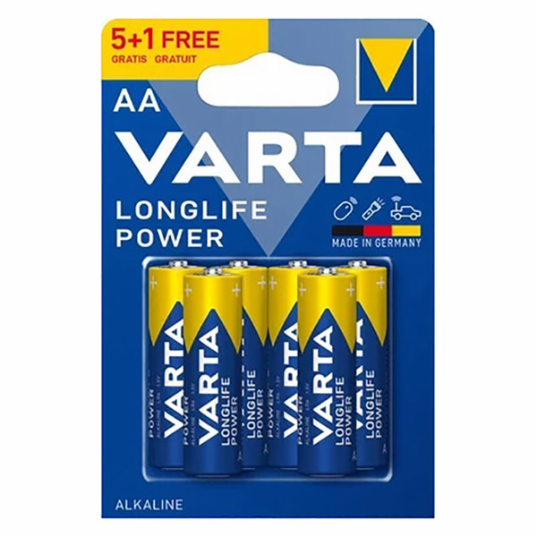 baterie Varta 1,5  AA  6-pack  blistr/Va