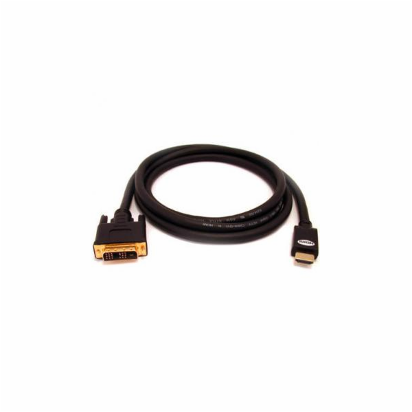 Video kabel DVI (18+1) samec - HDMI same