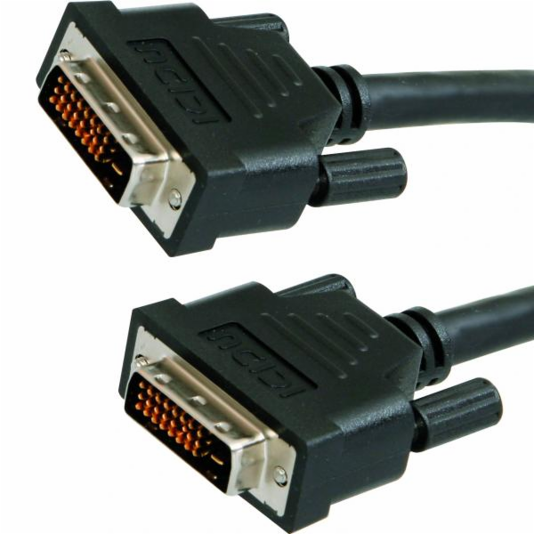 Video kabel Dual link  DVI (24+1) samec 