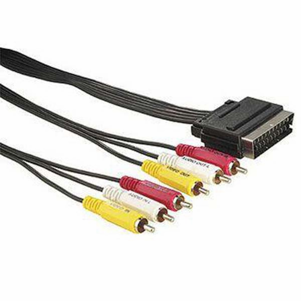 Neutralle Video kabel SCART samec - 6x C