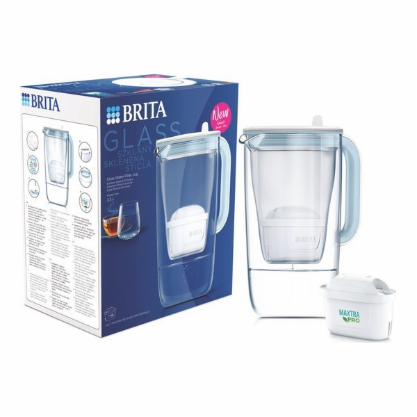 Brita Skleněná filtrační konvice o objemu 2,5 l + 2 patro...