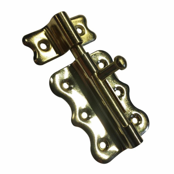 Dveřní západka, 60 mm, barva mosaz