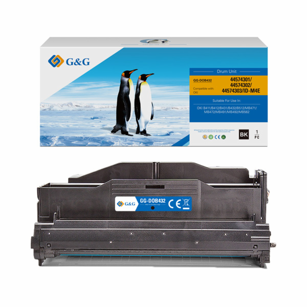 G&G G&G kompatibilní buben s 44574302, černý, 25000s