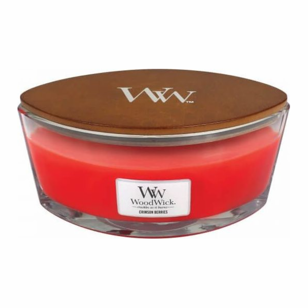 Svíčka dekorativní váza WoodWick, Červená jeřabina, 453.6 g