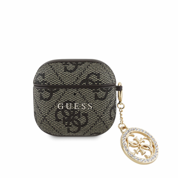 Guess 4G Script PC/PU Charm AirPods 4, B