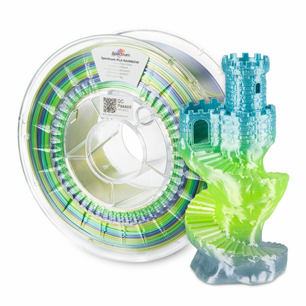 Spectrum Spectrum 3D filament, PLA Silk Rainbow, 1,75 mm,...