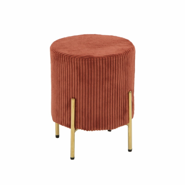 Pouf Domoletti 53000009209, oranžový, 35 x 35 x 40 cm