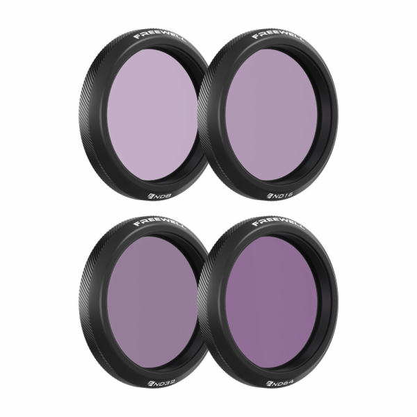 Freewell set of 4 ND filters for DJI Osmo Action 5 Pro