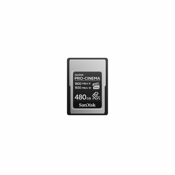 SanDisk PRO-CINEMA - Pametová karta flash - 480 GB - CFex...