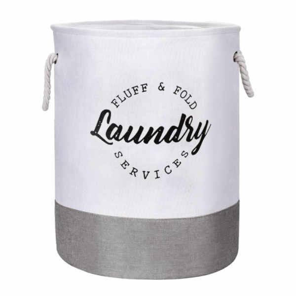 TAŠKY NA PRANÍ DOMOLETTI 40X40X50CM TEXT