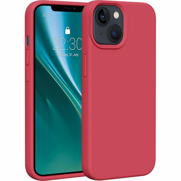 Silikonové TPU pouzdro Etteri pro iPhone 14 raspberry