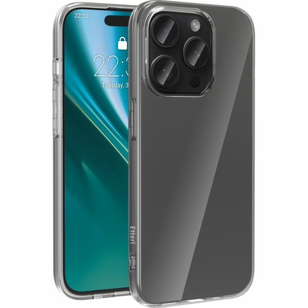 TPU pouzdro Etteri pro iPhone 15 Pro transparentní