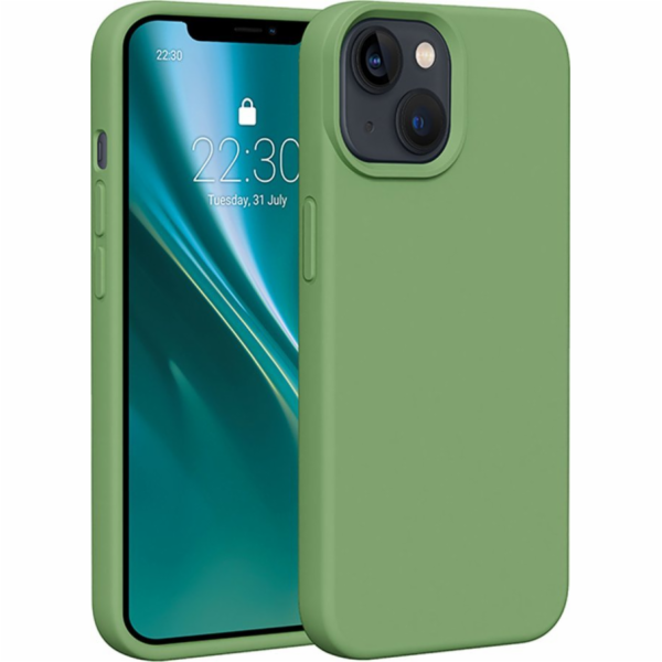 Silikonové TPU pouzdro Etteri pro iPhone 14 světle zelené