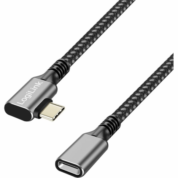 LogiLink Kabel USB 3.2 gen2 Type-C na USB-C/F, PD, 0,5 m