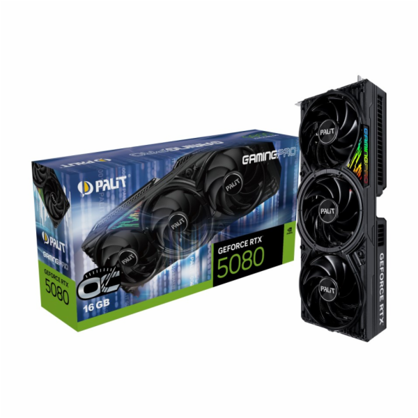 Palit Grafická karta RTX 5080 GAMING PRO OC 16GB GDDR7 25...