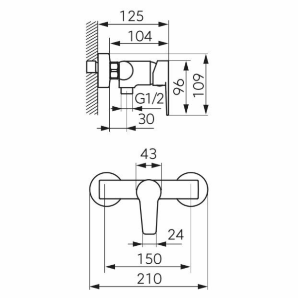 SPRCHOVÁ BATERIE FERRO RENNTO BNT7 CHR