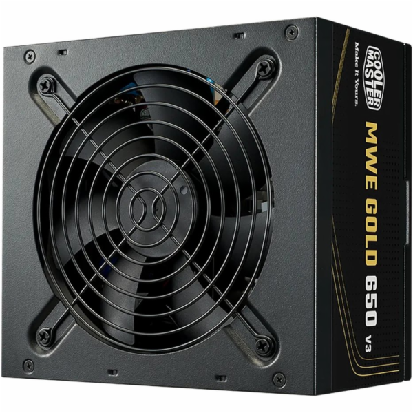 Cooler Master zdroj MWE Gold 650W V3, 120mm, 80+ Gold, AT...