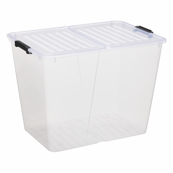 Úložný box s víkem Plast Team, 65 l, 56,7 x 39,6 x 41,7 cm