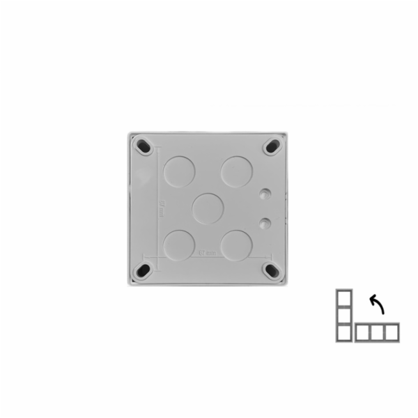 Montážní rám LIREGUS MODERN, matná bílá