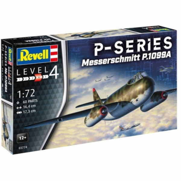 Revell Plastikový model letadla Messerschmitt P.1099A-P-S...
