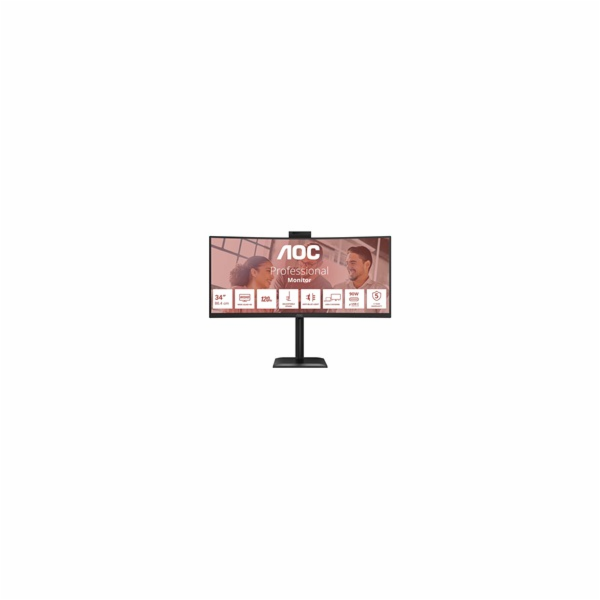 AOC MT VA 34" CU34E4CW - VA panel, 3440x1440, 120Hz, HDMI...
