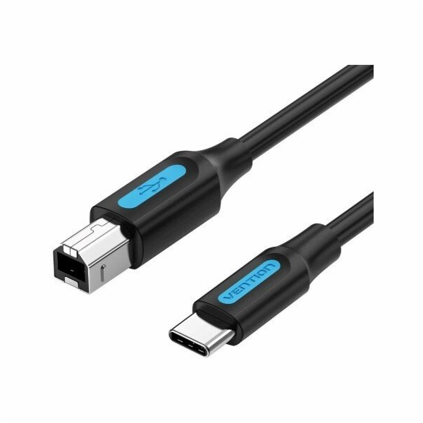 Kabel pro tiskárnu USB 2.0 typ C samec na B samec 1 m