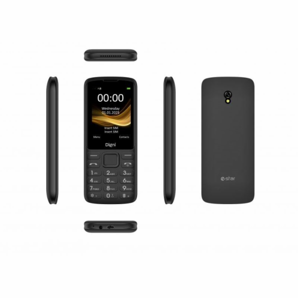 SAMSUNG Telefon eStar Digni 244 4G DS černý