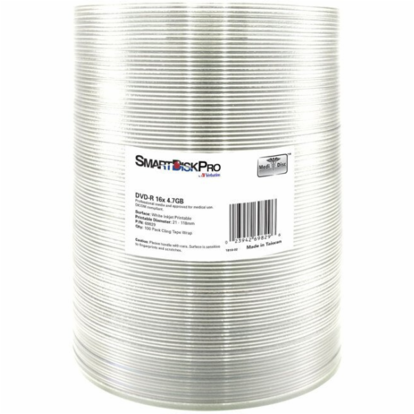 Smartdisk DVD-R  White Inkjet Printable 