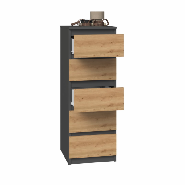 Topeshop W5 ANT/ART KPL komoda