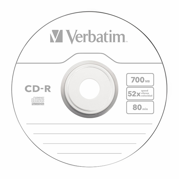 VERBATIM CD-R Verbatim DL 700MB 52x Extra protection 10-s...