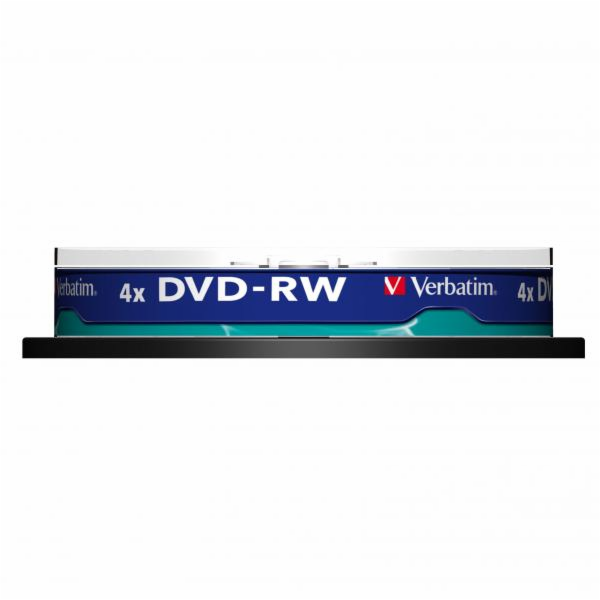 VERBATIM DVD-RW(10-Pack)Spindle4x/DLP/4.7GB