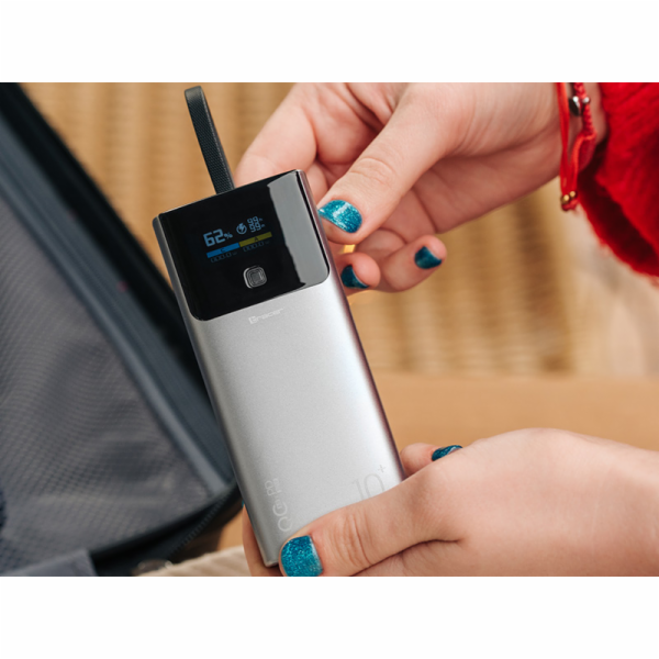 Tracer Powerbanka Comet 10000mAh s displejem, PD+QC (TRAB...