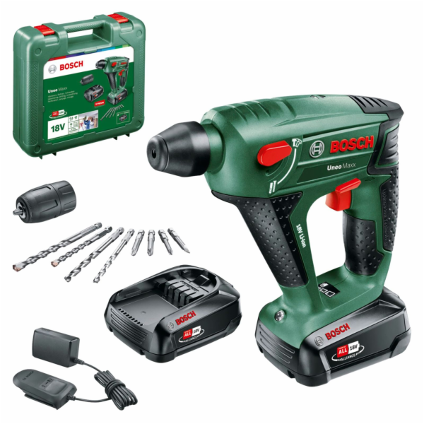 Bosch Uneo Maxx, 18V Aku vrtací kladivo