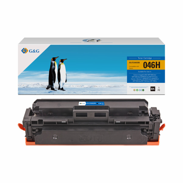 G&G Toner Toner kompatibilní s Canon 046HBK, NT-PC046XBK,...