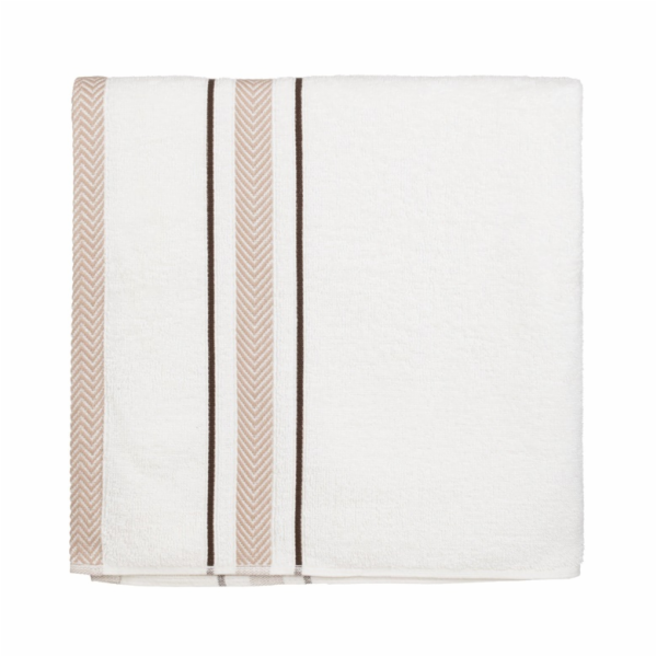 Osuška Domoletti SOFT, bílá, 70 x 140 cm