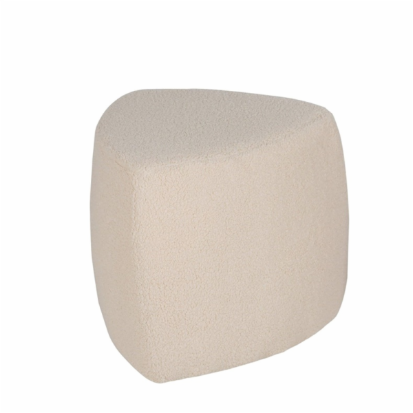 Pouf Domoletti HS-NP01-3, písek, 42 cm x 42 cm x 38 cm