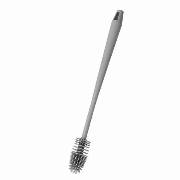 Kartáč na mytí lahví Thema Lux 5503, 33 cm, šedý