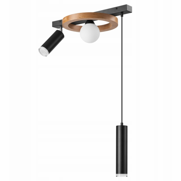 Lamkur Stropní svítidlo Otis 49137, 2x15W E27, 1x5W G9, d...