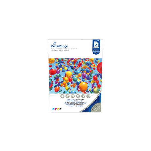 MEDIARANGE Fotopapier, lesklý, 220 g/m2, A4, 50ks