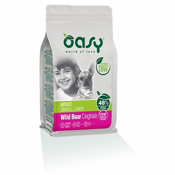 OASY One Animal Protein Adult Small/Mini Mono Wild Boar -...