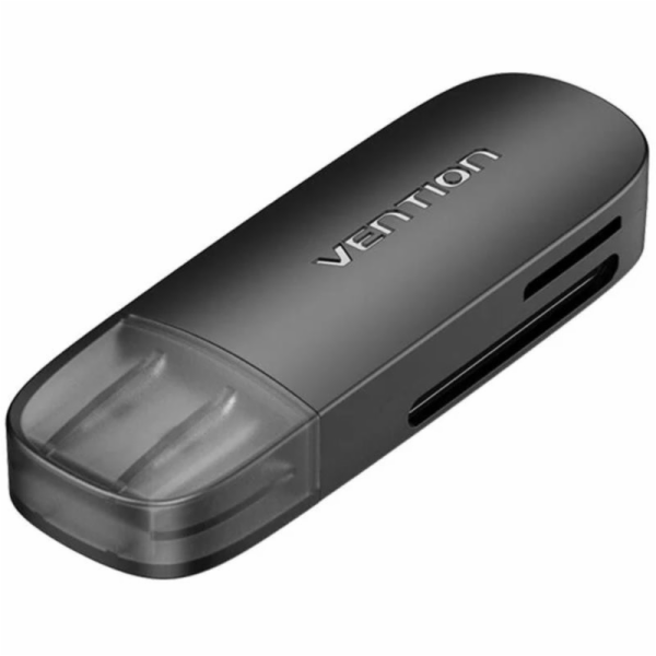 VENTION 2-in-1 USB 2.0 A Card  Reader (SD+TF)