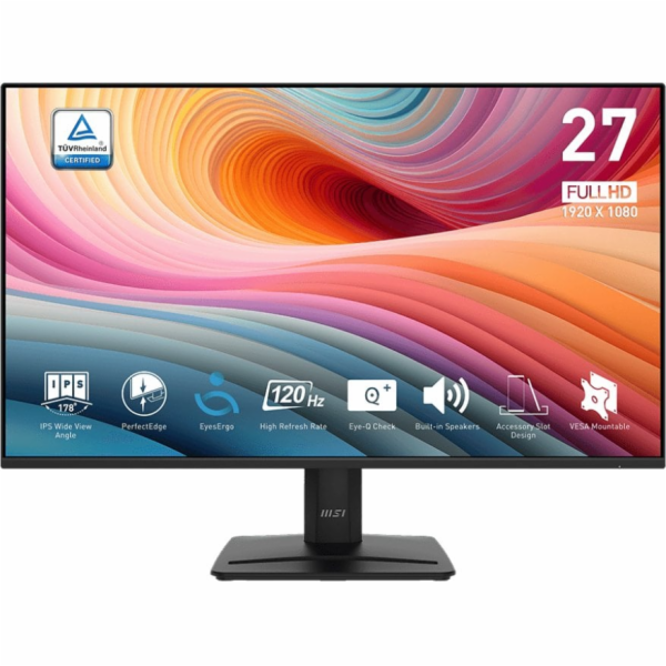 MSI Monitor PRO MP275 E2 27 palců/LED/FHD/Plochý/120Hz/Černý