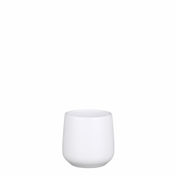 Hrnec Mica Amber 1094363, keramika, O 8 cm, bílý